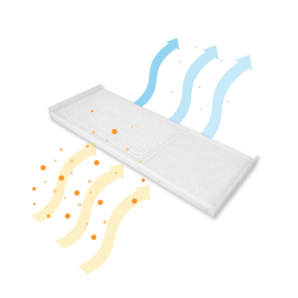Filter G4 egnet til Duco Ducobox Energy Comfort D325 (2 stk.)