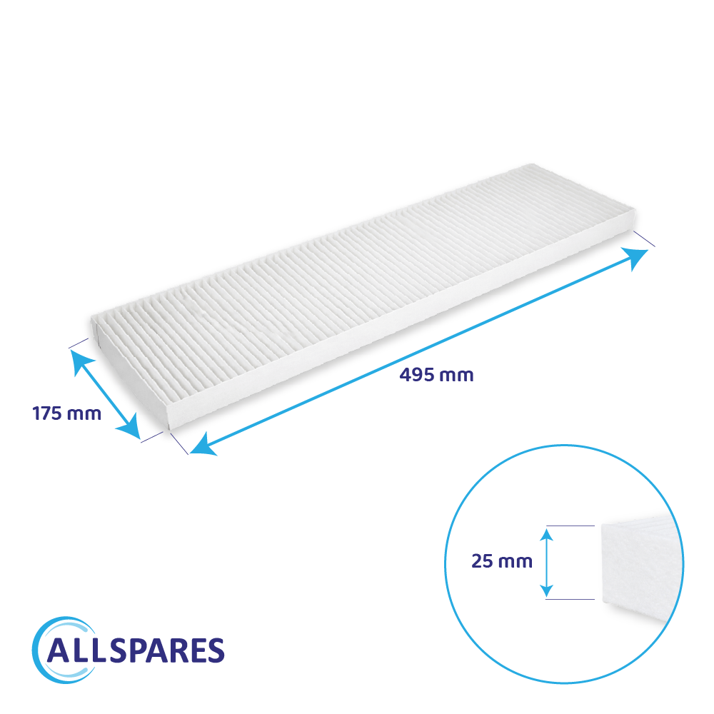 Filter Coarse 65 % egnet til Buva EcoStream (2 stk.)