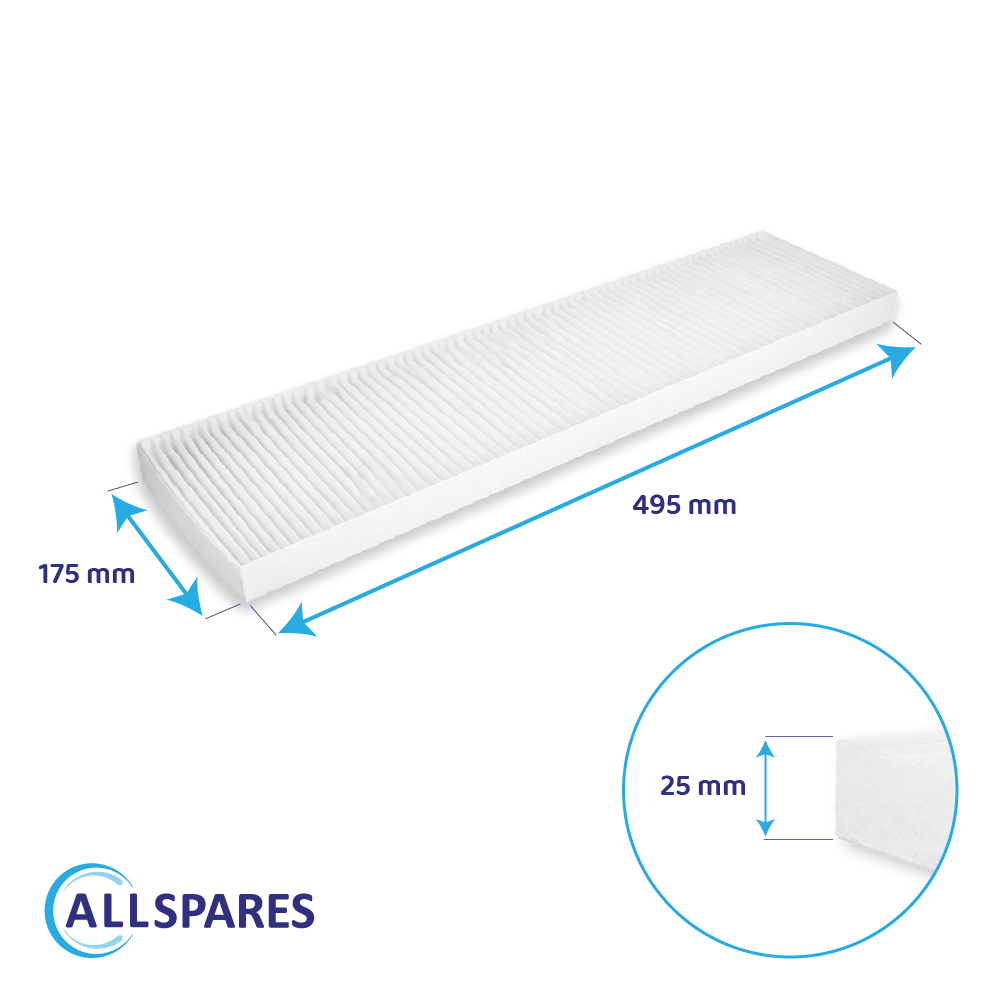 Filter ePM1 55 % / Coarse 65 % egnet til Buva EcoStream (2 stk.)