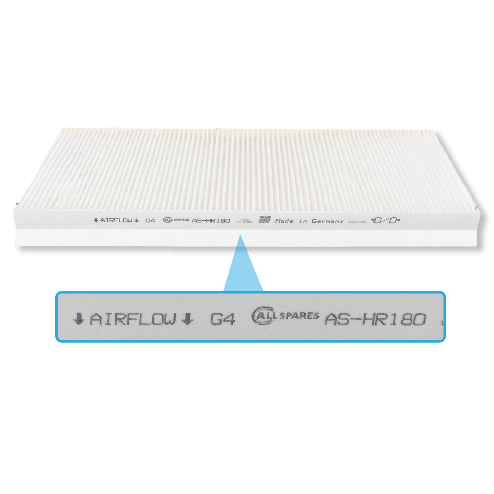 Filter F7/G4 egnet til Zehnder ComfoAir Q350 / Q450 / Q600 (2 stk.)