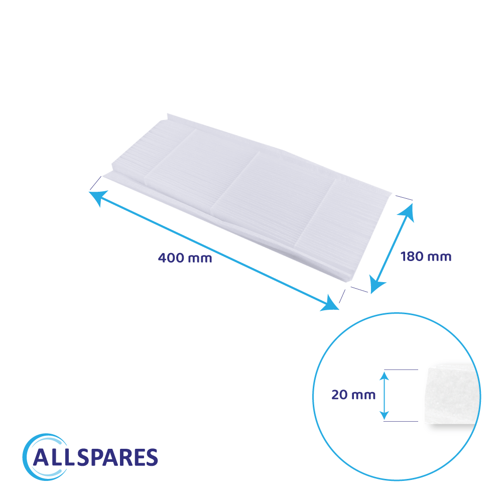 Filter G4 egnet til Itho Daalderop HRU BVF / HRU ECO 350 HR (2 stk.)