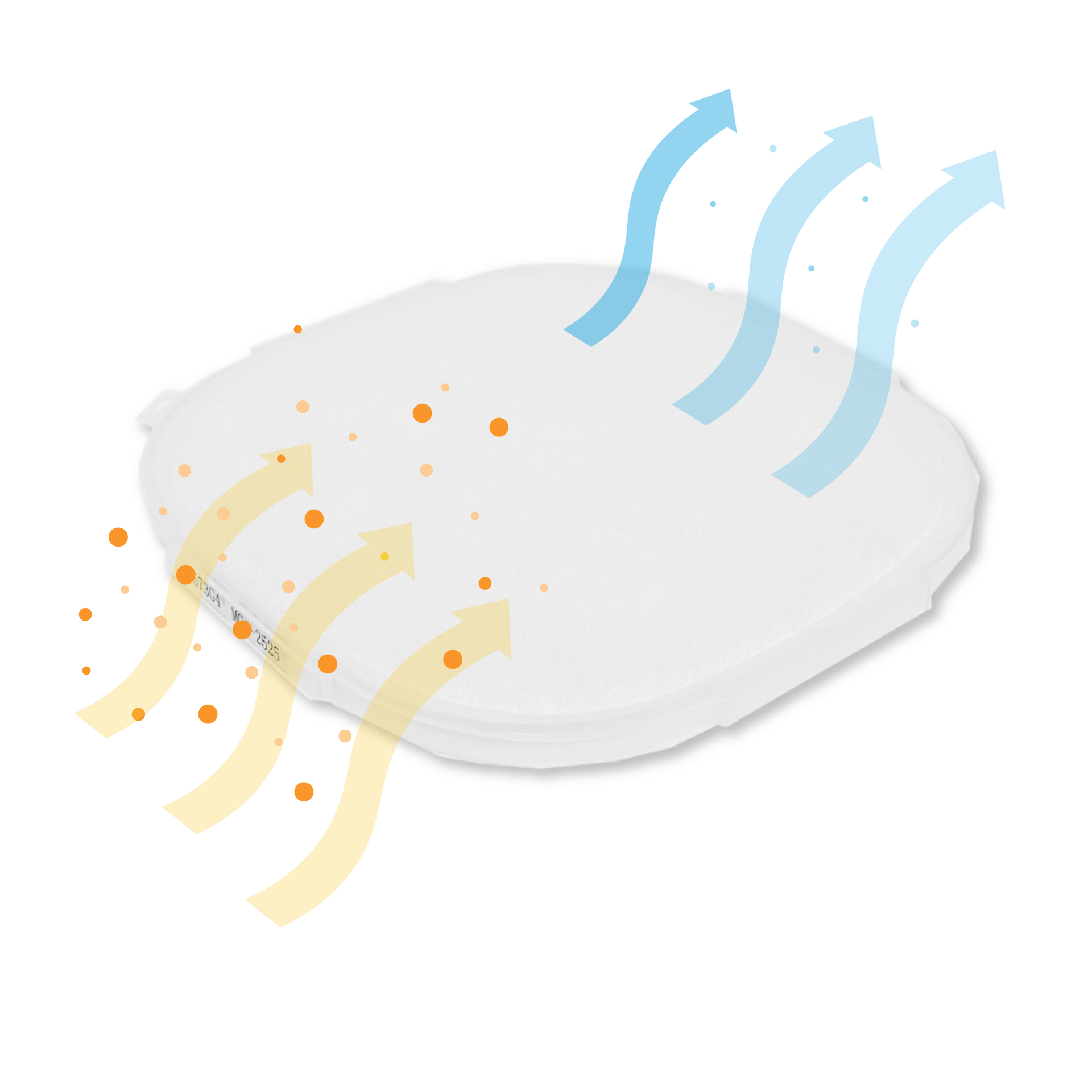 Støvfilter til ventilator til Inventer Innenblende Flair 1004-0175 (2 stk.)