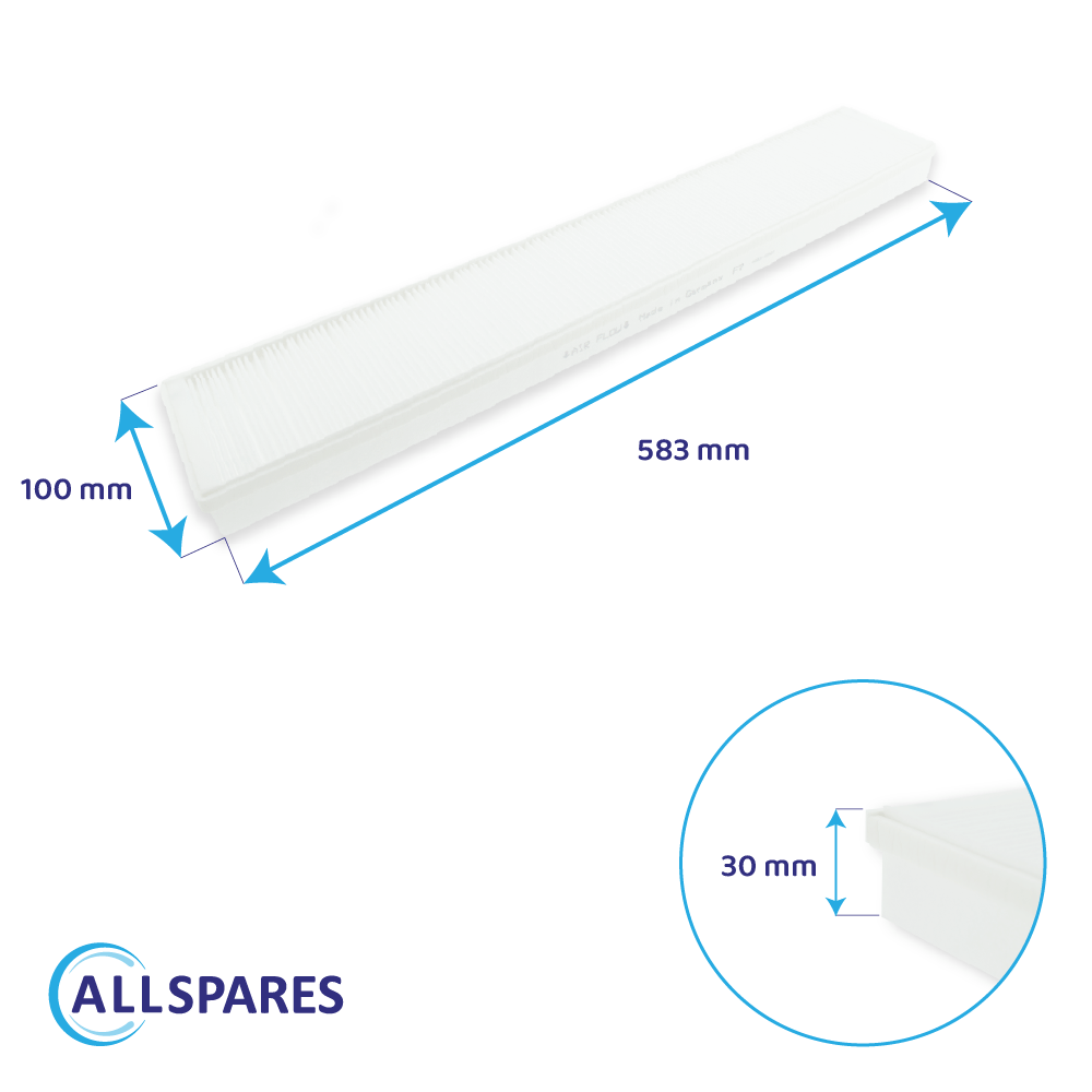 Filter F7 egnet til Helios KWL ELF 340D