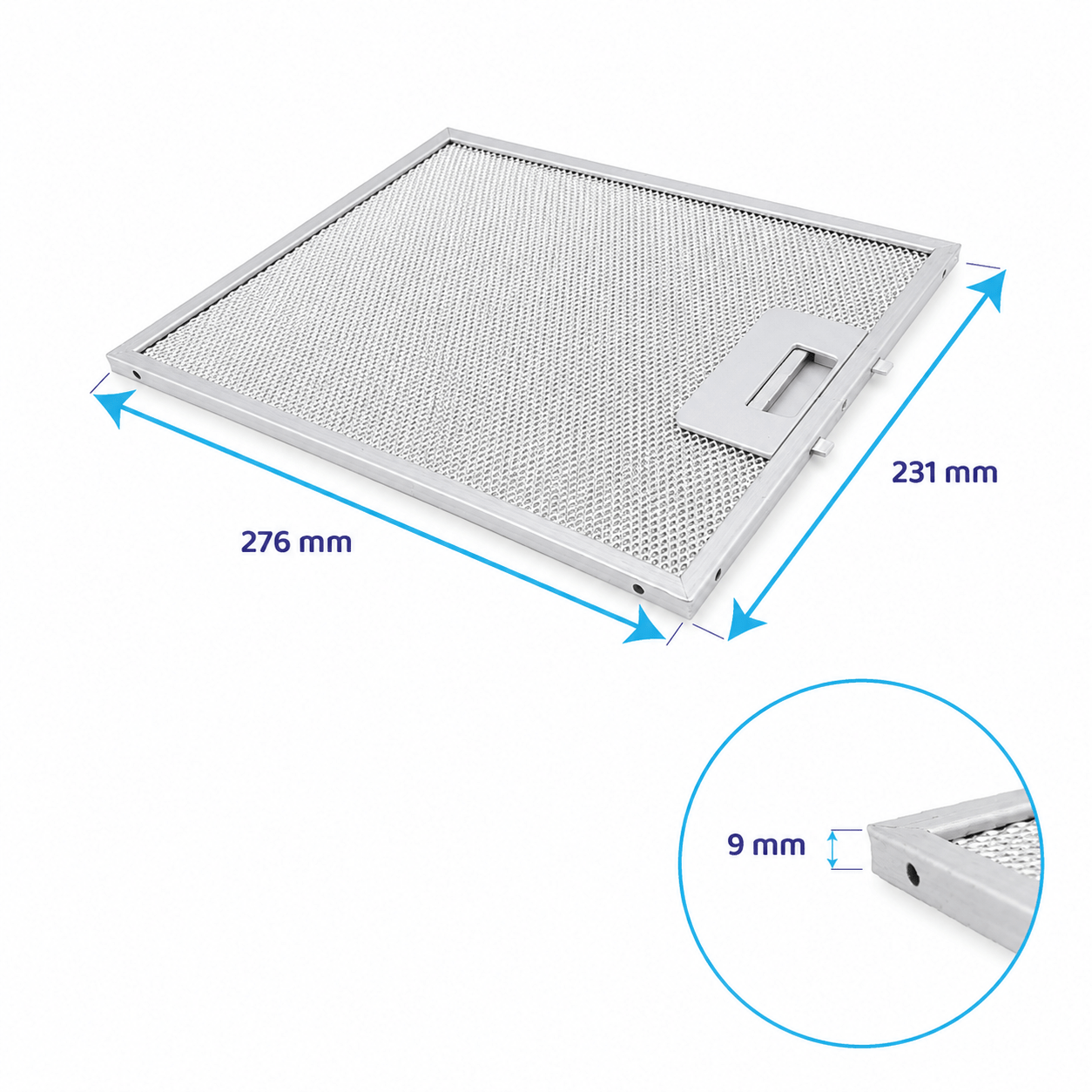 AllSpares metalfilter 276 x 231 mm 4055101671