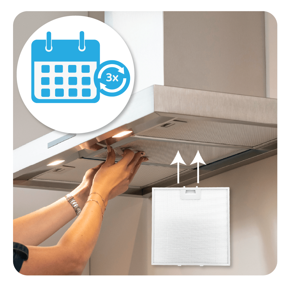 Metalfilter 320 x 320 mm egnet til Indesit 481248058144