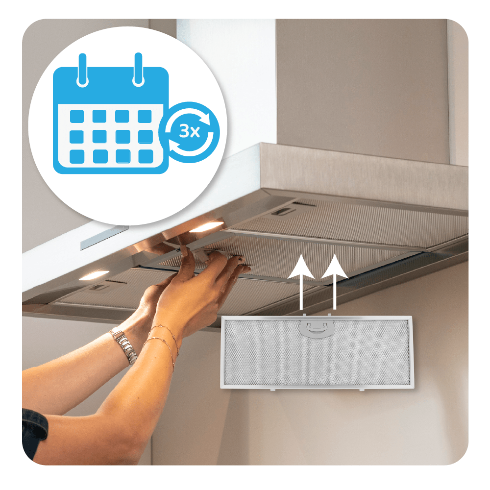 Metaalfilter 398 x 150 mm geschikt voor Airone ACFMAA9X150X398000
