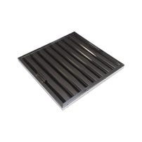 Lamelfilter 495 x 495 x 25 mm til storkøkken-emhætte