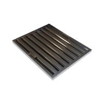 Lamelfilter 500 x 400 x 25 mm til storkøkken-emhætte