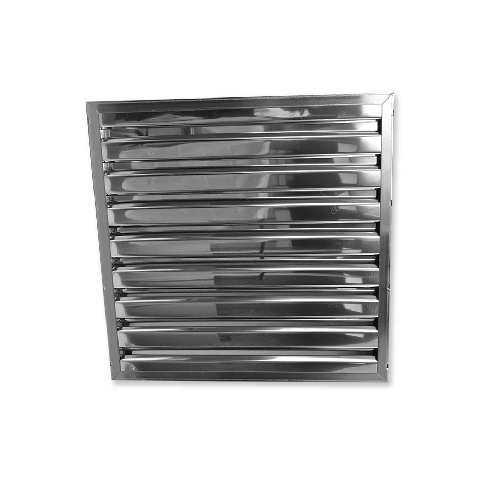 Lamelfilter 450 x 450 x 25 mm til storkøkken-emhætte