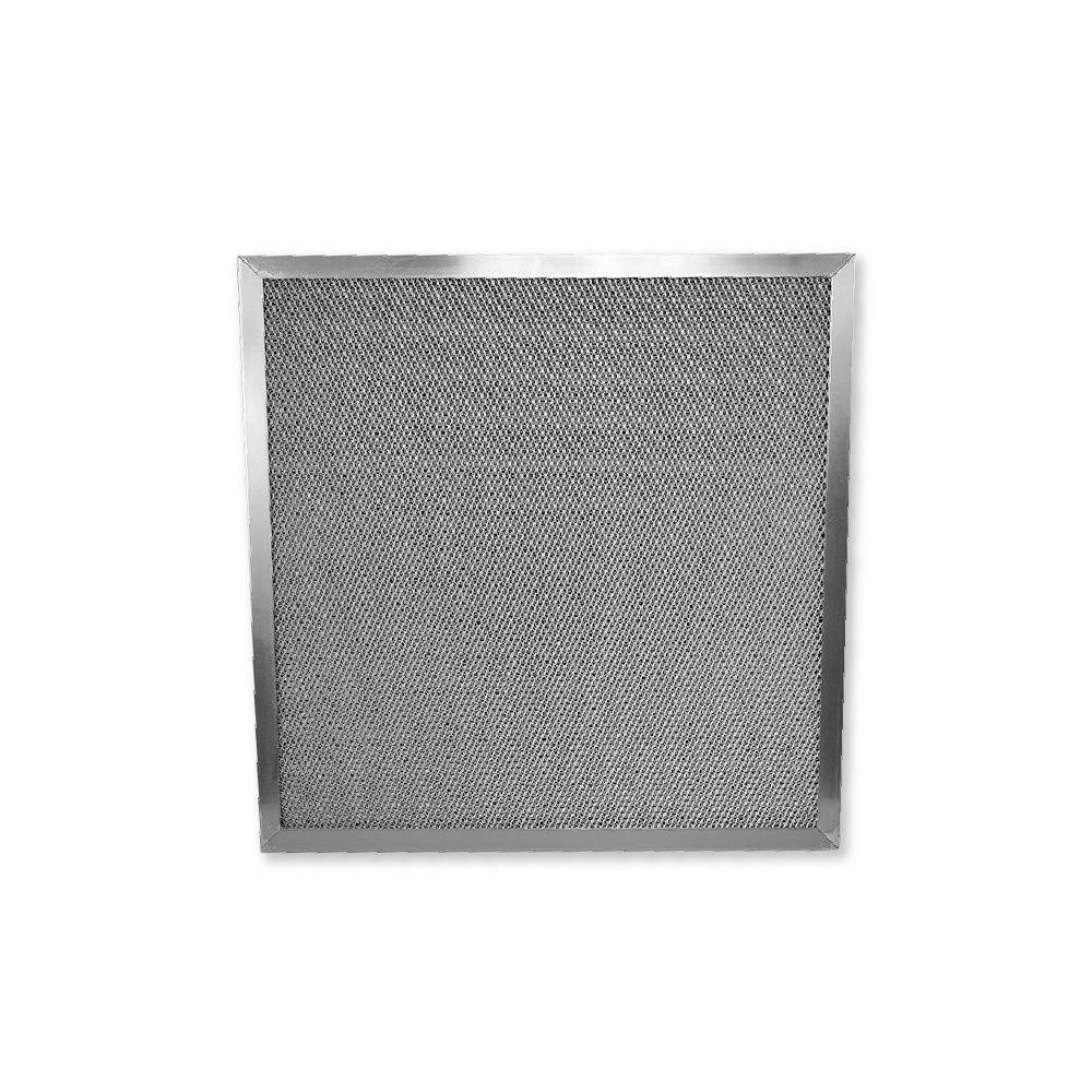 Rustfrit stål netfilter 500 x 500 x 20 mm til storkøkken-emhætte