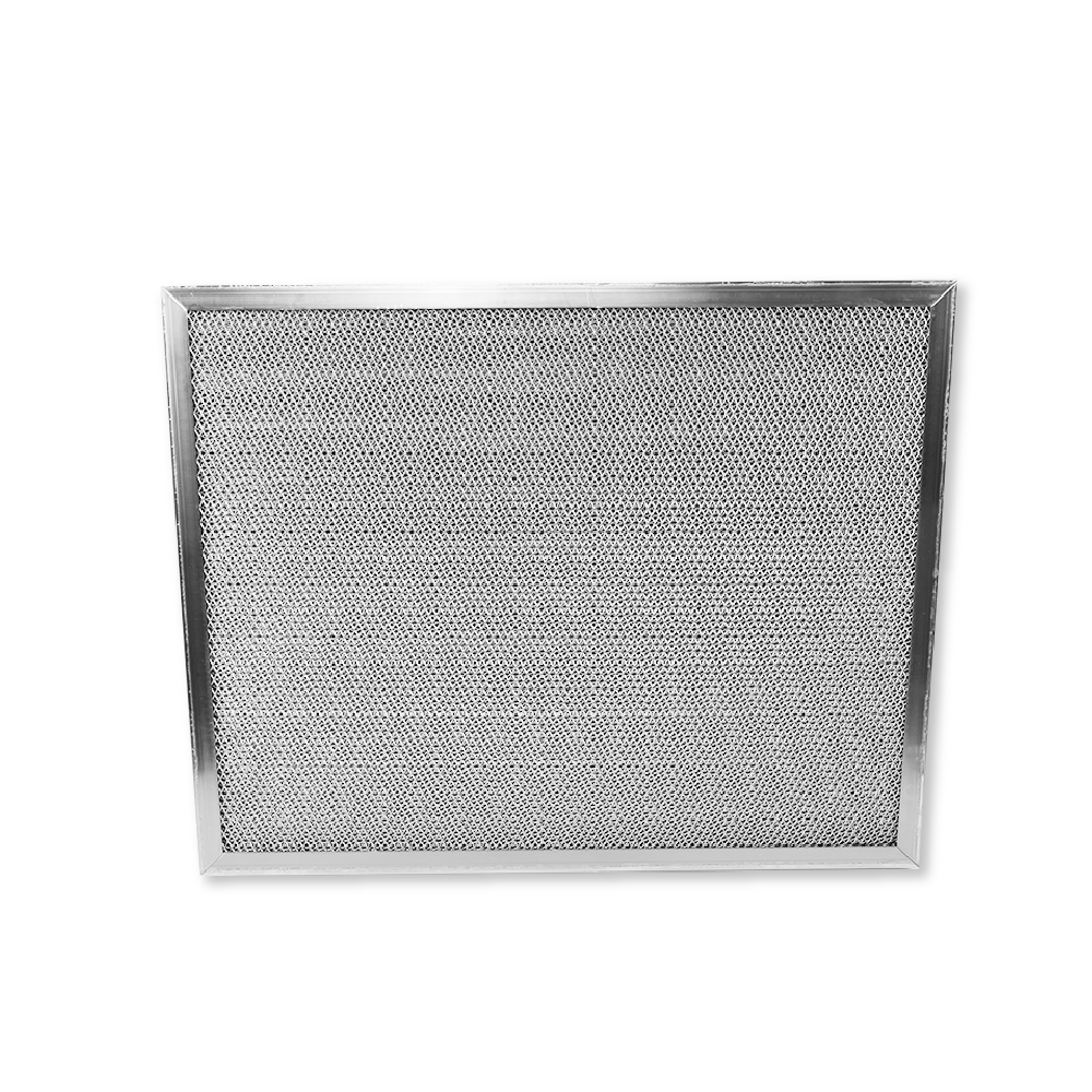Rustfrit stål netfilter 500 x 400 x 25 mm til storkøkken-emhætte