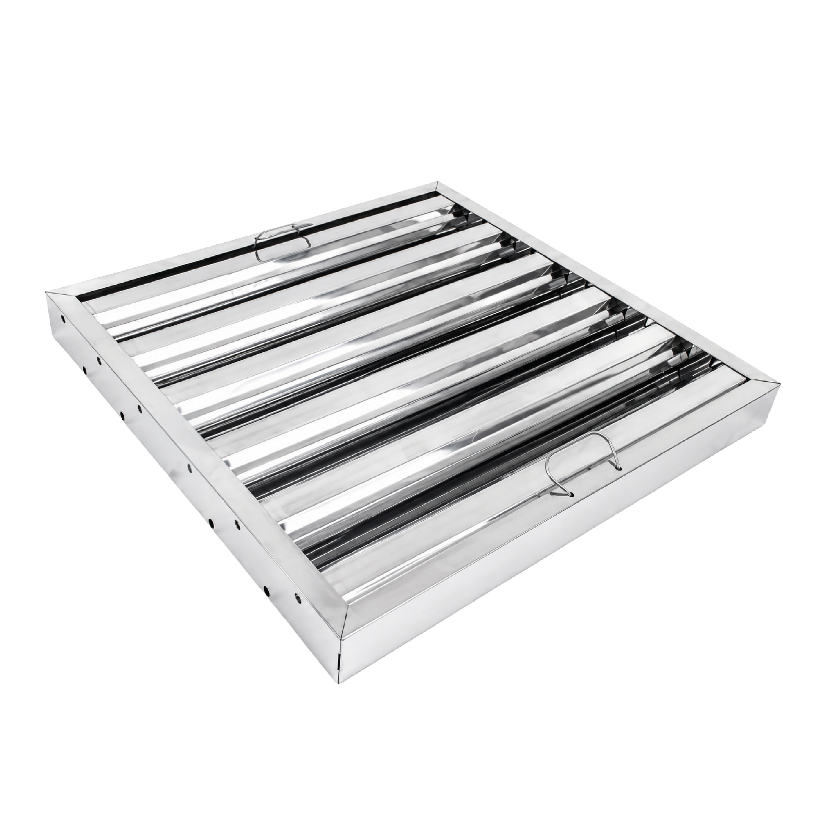 Lamelfilter 499 x 499 x 48 mm (Type B) med håndtag til storkøkken-emhætte