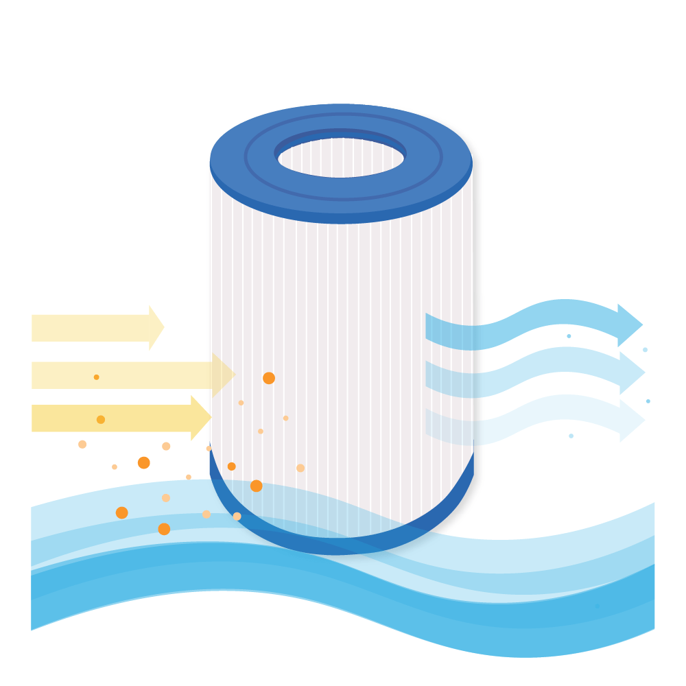 Swimmingpool vandfilter egnet til Waterair Sherlock 100 / 008404