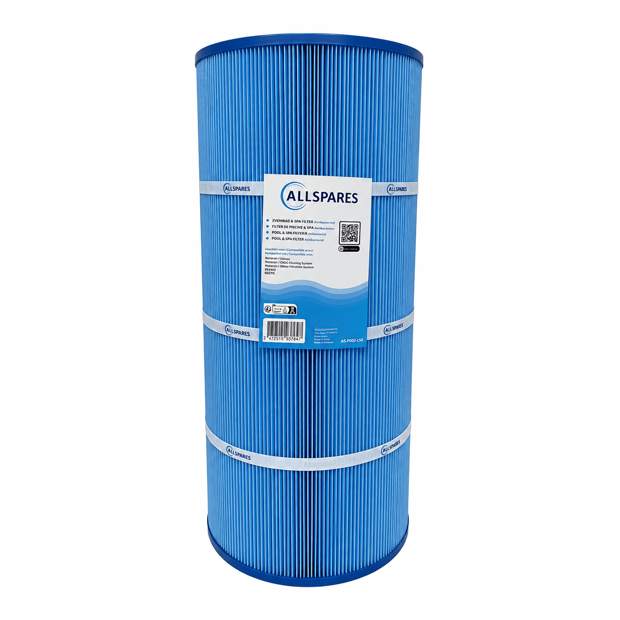 Swimmingpool vandfilter egnet til Waterair CW100 (antibakteriel)
