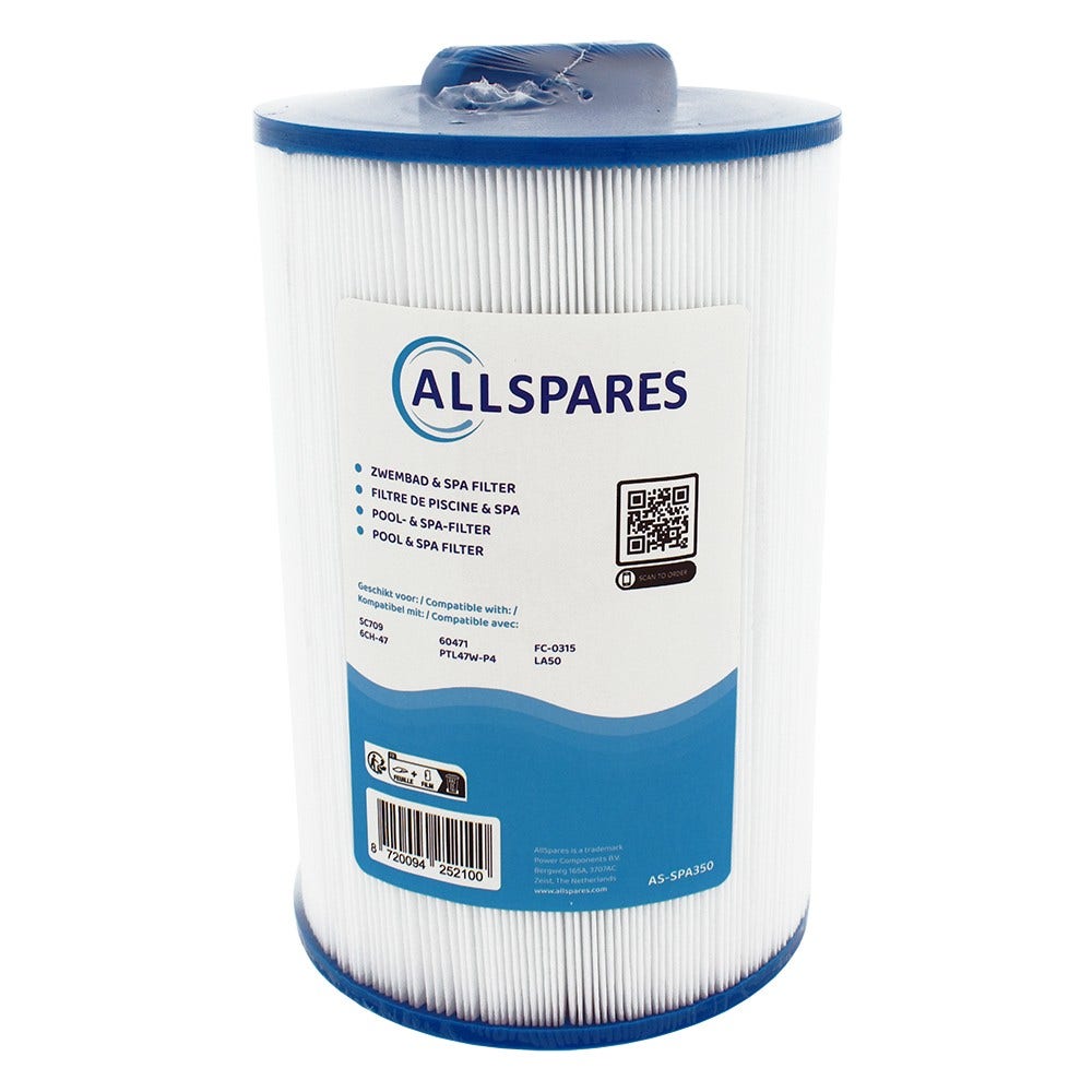 Spa vandfilter egnet til Sundance 373043 / SC709 / 60471 / 6CH-47
