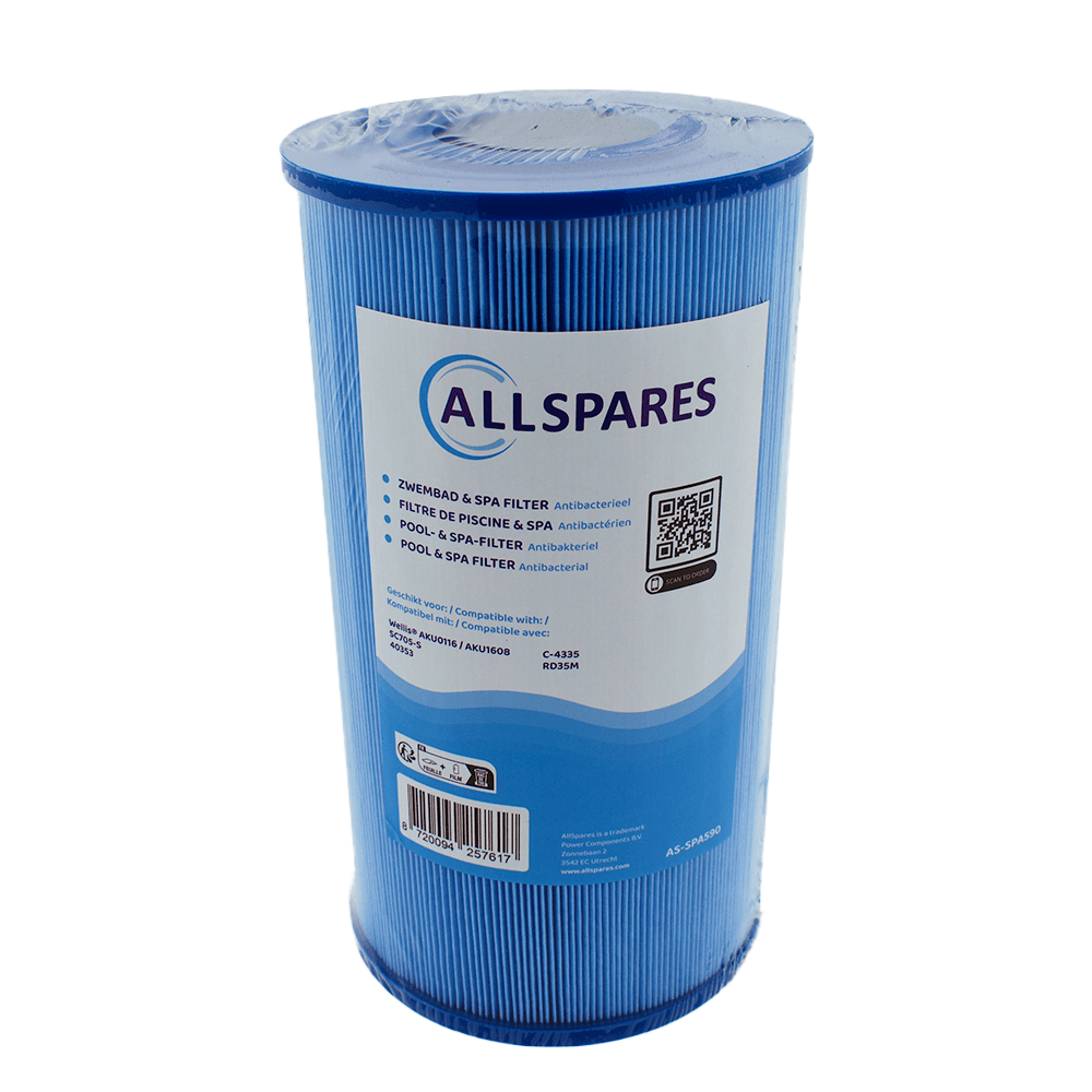 Spa vandfilter egnet til Wellis AKU0116 / AKU1608 / SC705-S / 40353 (antibakteriel)