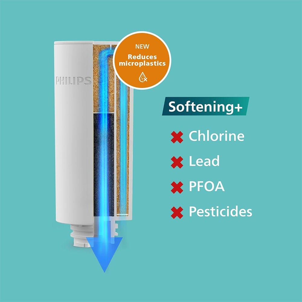 Philips Micro X-Clean Instant vandfilter + Softening (3 stk.) AWP225S