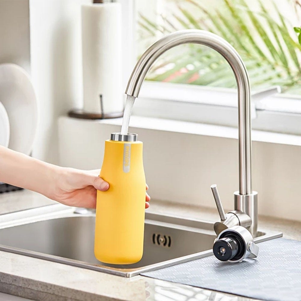 Philips GoZero UV-C LED drikkeflaske (590 ml) gul AWP2788YL