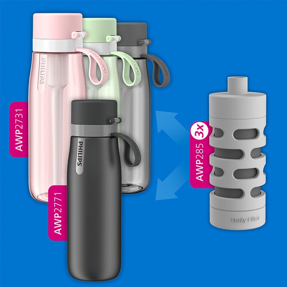 Philips GoZero Daily filterpatroner (3 stk.)
