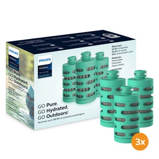 Philips GoZero Adventure filterpatron (3 stk.)