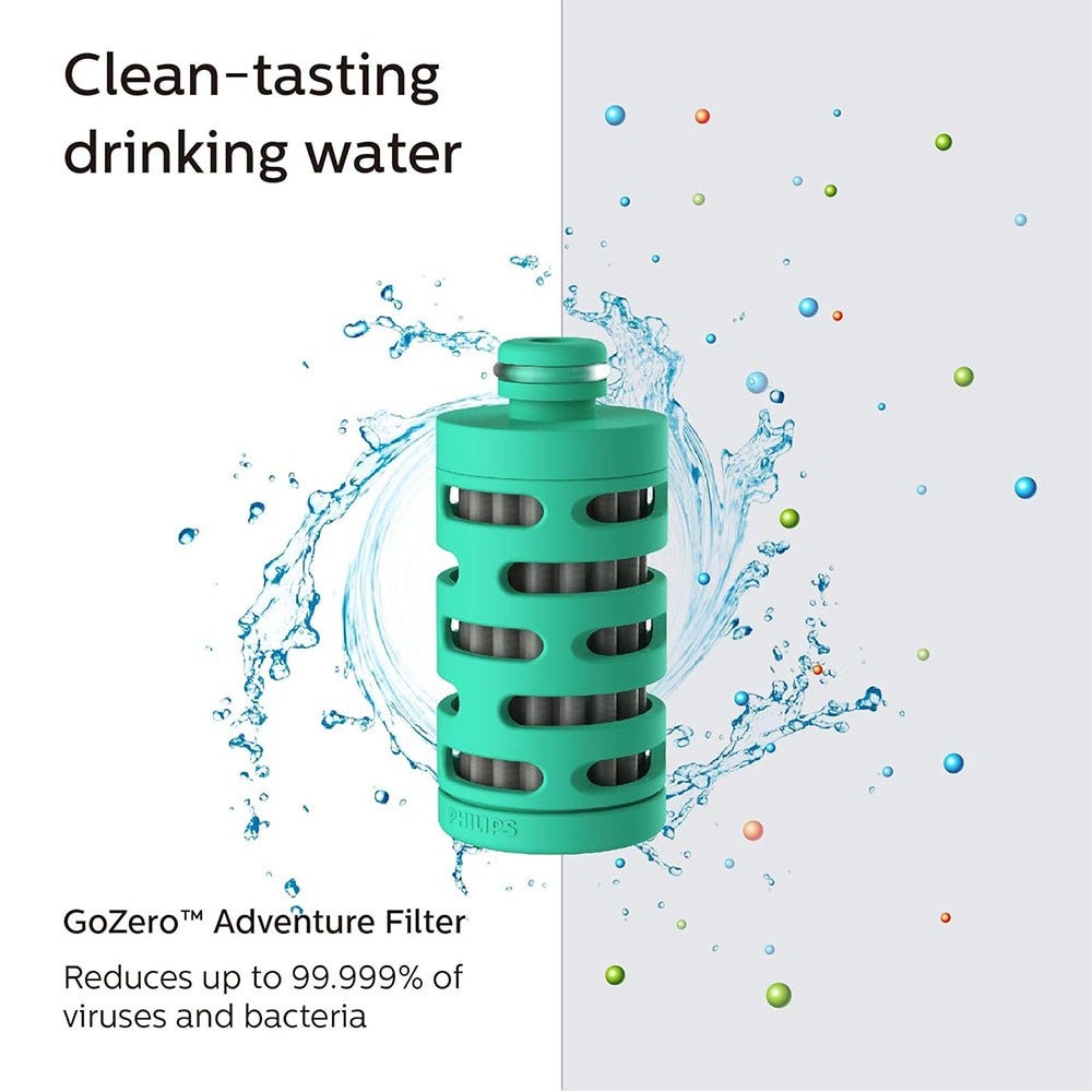 Philips GoZero Adventure filterpatron (3 stk.)
