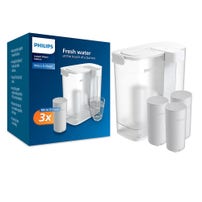 Philips Micro X-Clean Instant vandfilterkande + vandfiltre (3 stk.) AWP2980WH3