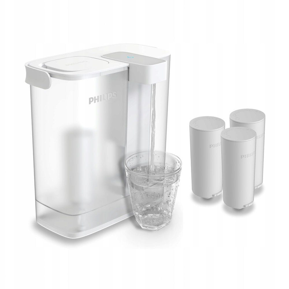 Philips Micro X-Clean Instant vandfilterkande + vandfiltre (3 stk.) AWP2980WH3