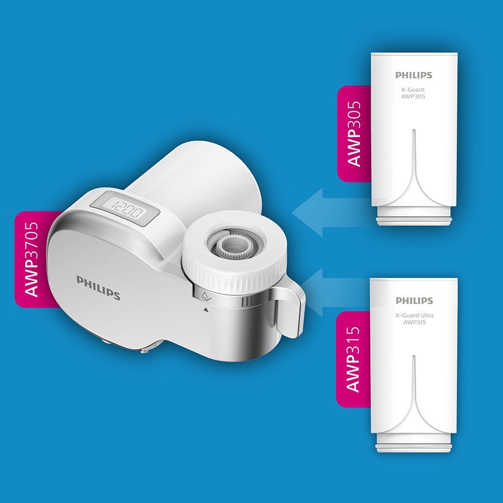 Philips On-Tap vandfiltersystem AWP3705P3 + 3 filtre