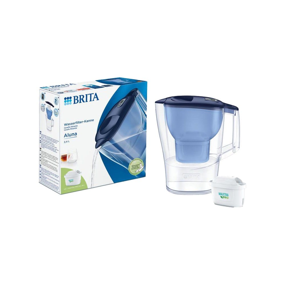 BRITA Aluna vandfilterkande 2.4L + MAXTRA PRO vandfilter 1051117 (filtrerer PFAS)