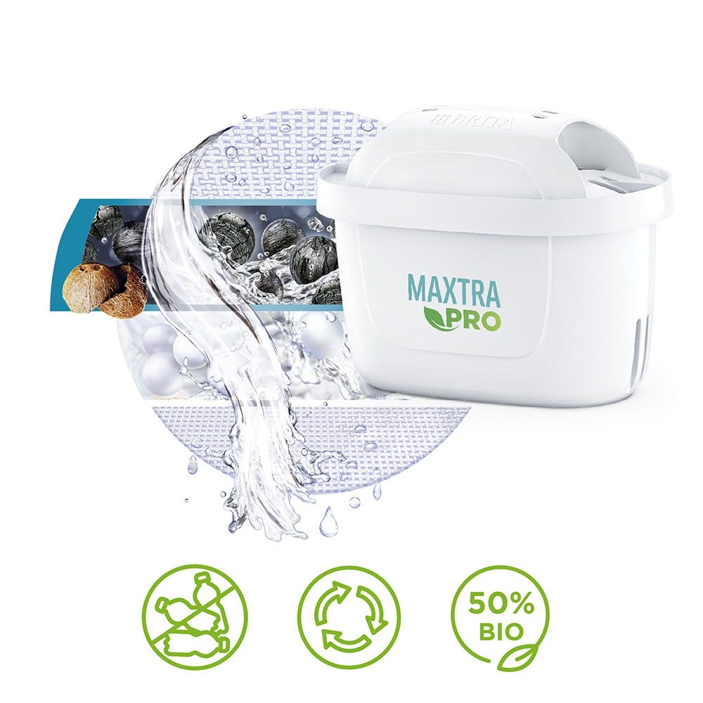 BRITA Marella vandfilterkande 2,4 L grå + MAXTRA PRO vandfilter 1051121