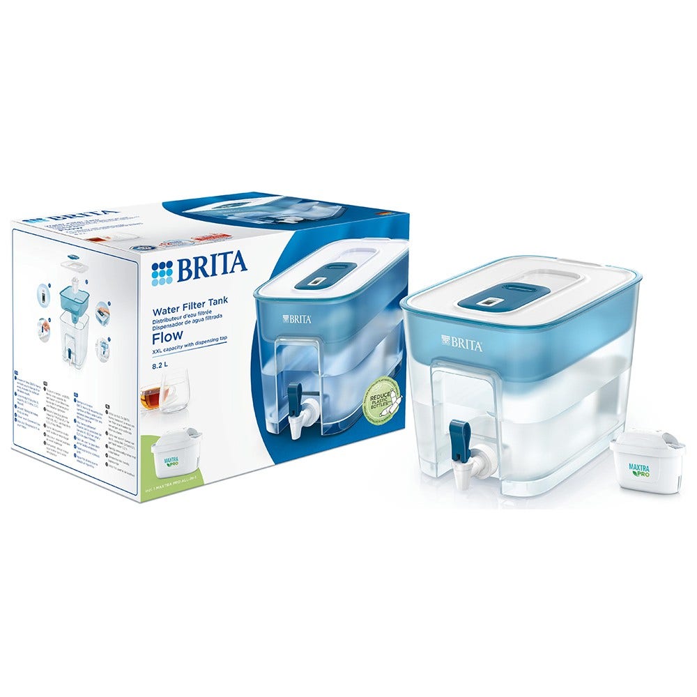 BRITA MAXTRA PRO Vandfilterstation Flow 8.2L Basic Blue 1051126