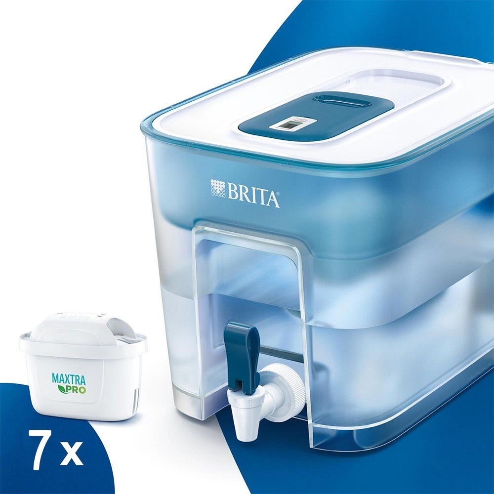 BRITA vandfilterstation Flow 8,2 L + 7 MAXTRA PRO vandfiltre (filtrerer PFAS)