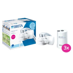 BRITA ON TAP V vandfiltersystem >60 mikron + 3 x vandfilterpatron
