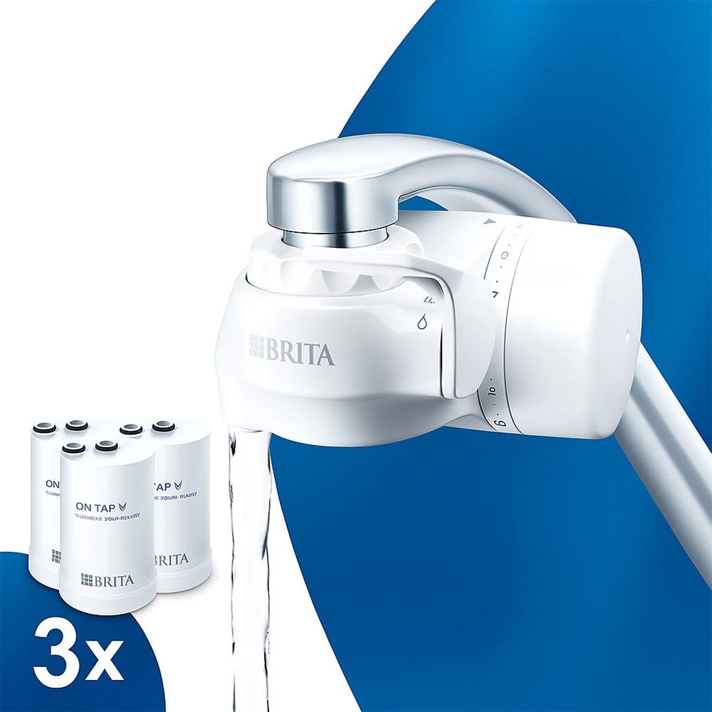 BRITA ON TAP V vandfiltersystem >60 mikron + 3 x vandfilterpatron