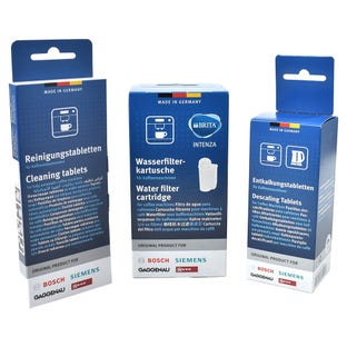 Siemens Vedligeholdelsessæt til kaffemaskine med vandfilter + rengøringstabletter + afkalkningstabletter