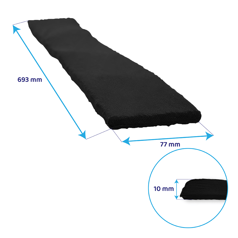Longlife kulfilter 693x77mm egnet til Ikea FÖRDELAKTIG 504.494.03 / 905.348.52