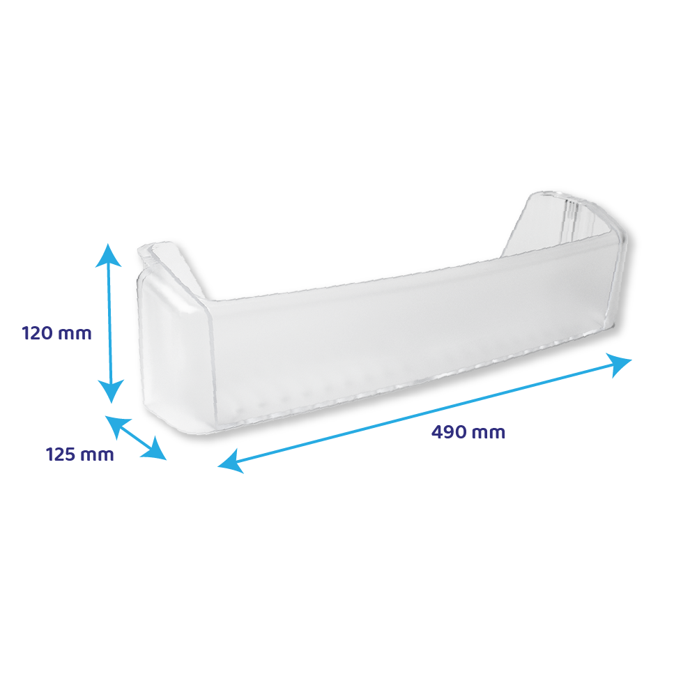 Beko flaskehylde 490x125mm C00916410