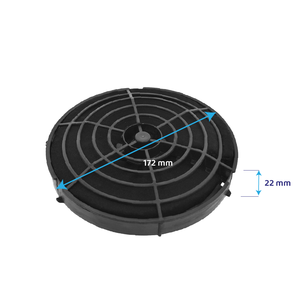 Elica longlife kulfilter Model 57 / CFC0162221 (2 stk.)