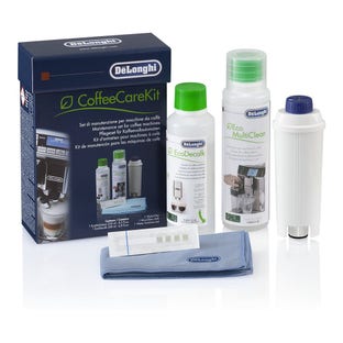 De'Longhi vedligeholdelsessæt til kaffemaskine: afkalker + rengøringsmiddel til mælkesystem + vandfilter