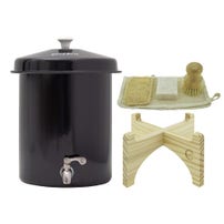 Ecofiltro vandfilter 5 L startersæt Sort (filtrerer PFAS)