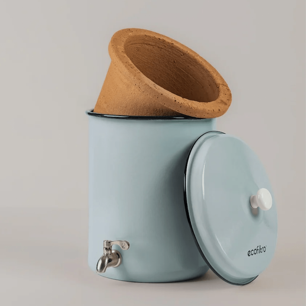 Ecofiltro vandfilter 5 L Lyseblå (filtrerer PFAS)