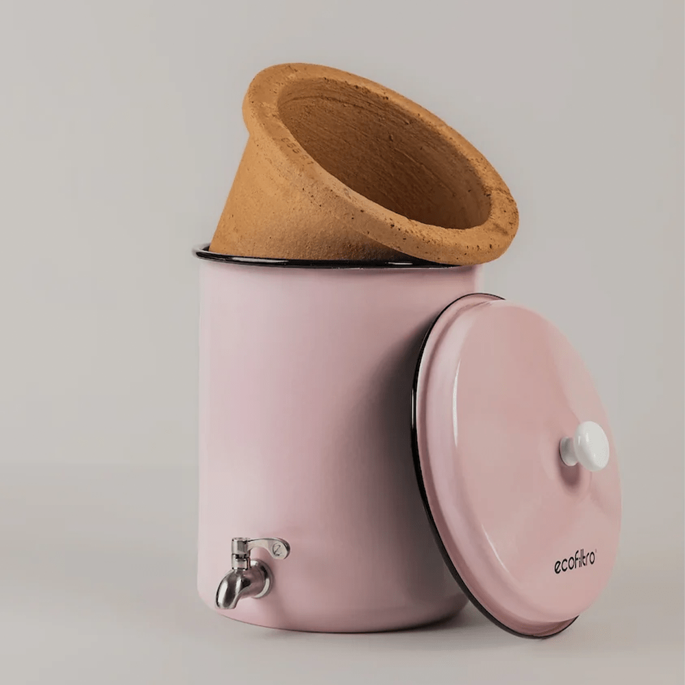 Ecofiltro vandfilter 5 L babyrosa (filtrerer PFAS)