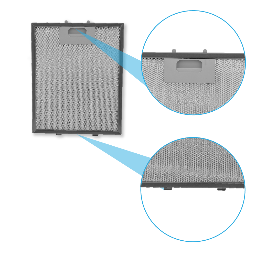 TurboAir metalfilter 268 x 218 x 9 mm GF01DD