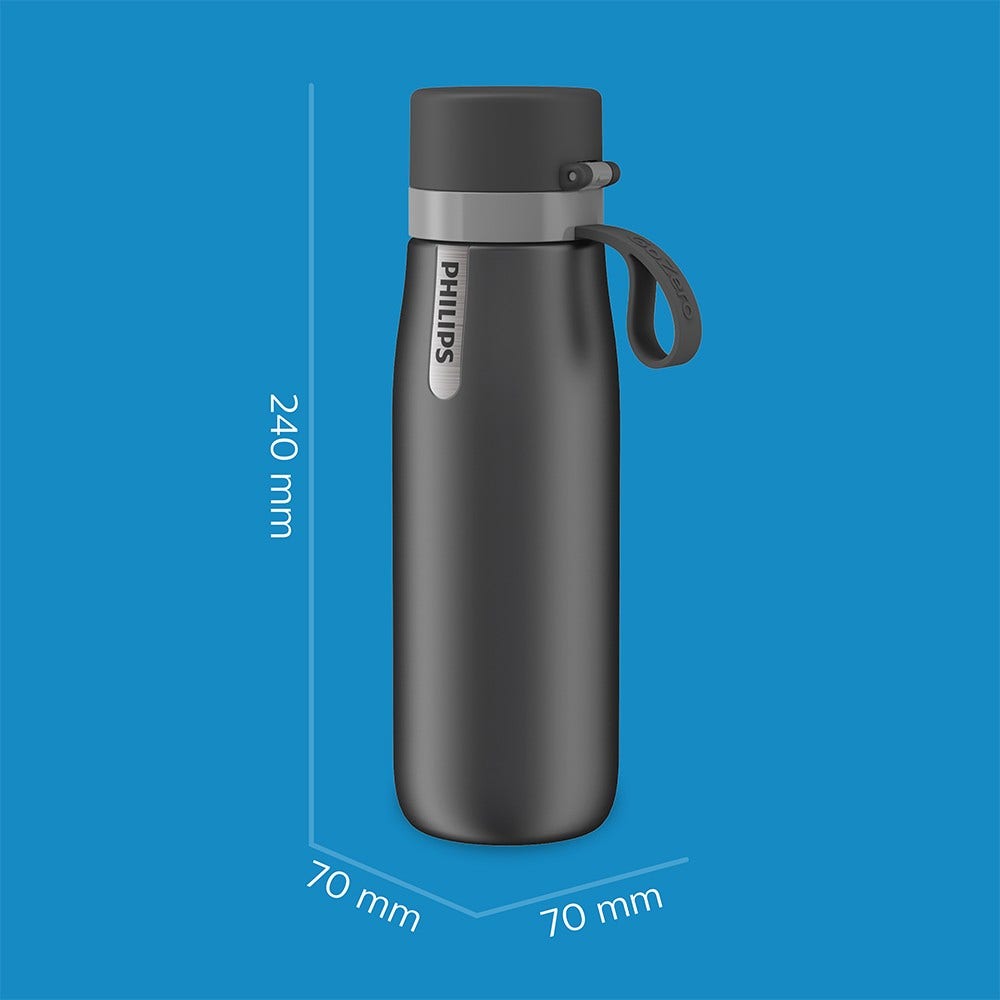 Philips GoZero Daily isoleret drikkeflaske (550 ml) grå AWP2771GRR