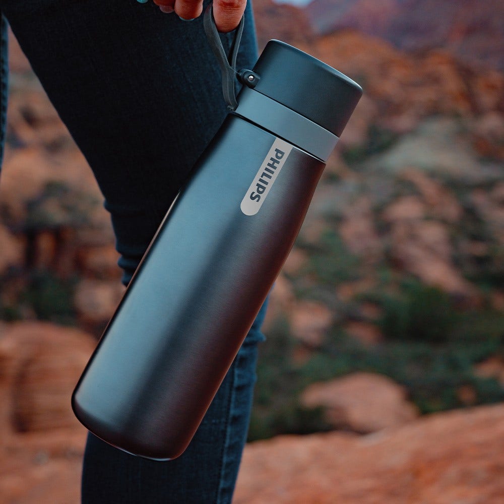 Philips GoZero Daily isoleret drikkeflaske (550 ml) grå AWP2771GRR