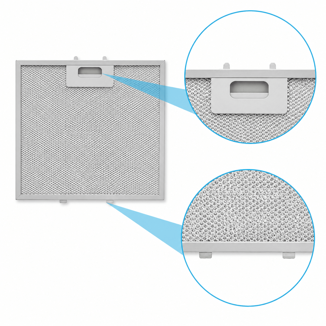 TurboAir metalfilter 357 x 270 x 9 mm GRI0121275A