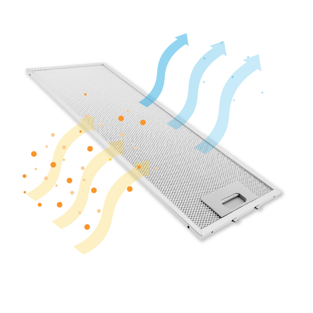 V-Zug metalfilter 468 x 183 mm H40488