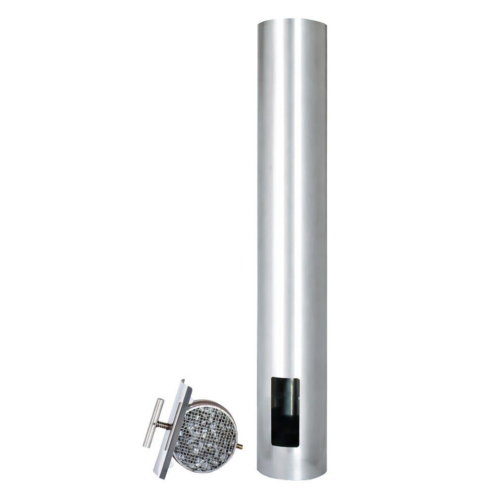 ABCAT® trærøgsfilter Ø150 x 1000 mm rustfrit stål