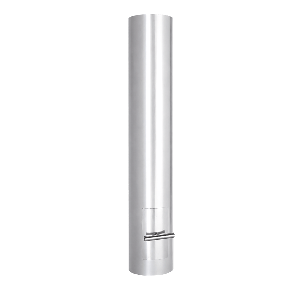 ABCAT® trærøgsfilter Ø150 x 1000 mm rustfrit stål