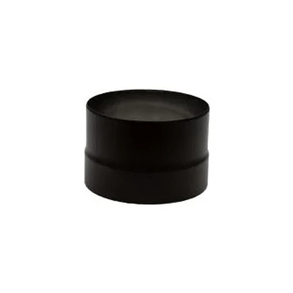 ABCAT® tilslutningsstykke med afløb i rustfrit stål Ø150 mm sort